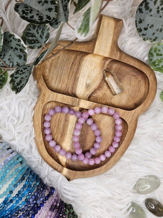 8mm High Quality Kunzite Braclet - MAS0999