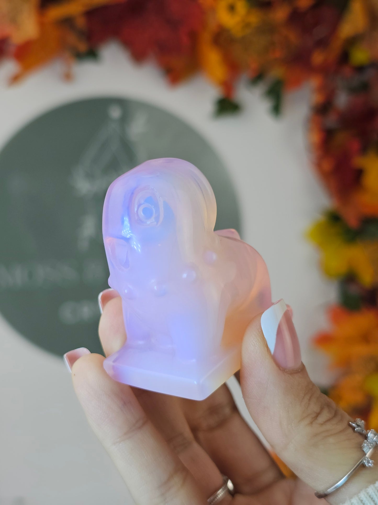 Pink Opalite Chickorita Pokémon - MAS1328