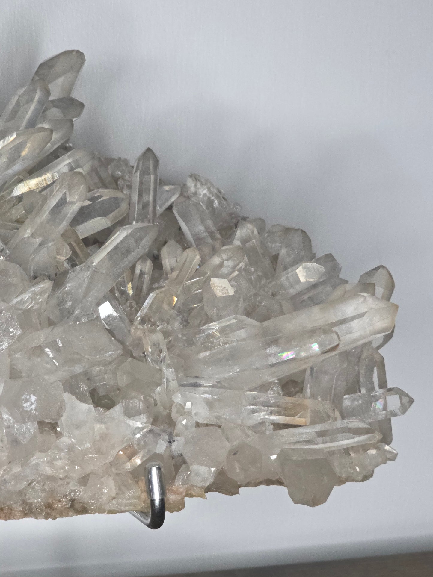 Clear Quartz Cluster from Arkansas, USA - MAS3516