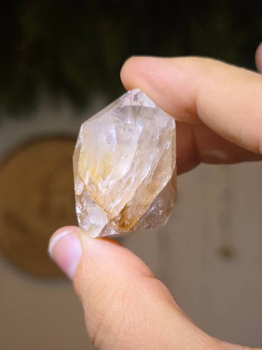 Rose Quartz with Golden Healer Freeform B