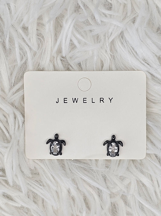 S925 Silver Clear Quartz Earrings - MAS0877