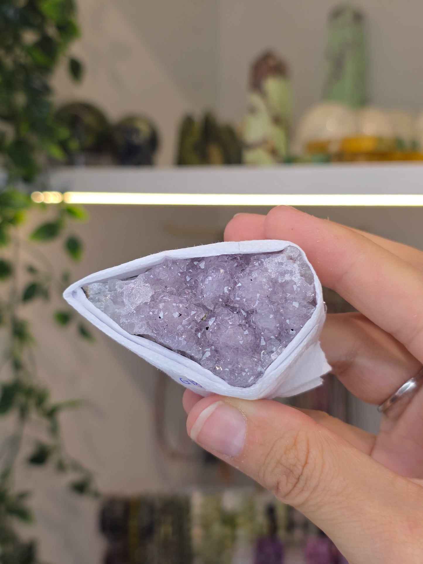 Brazilian Rainbow Sugar Amethyst Raw Clusters