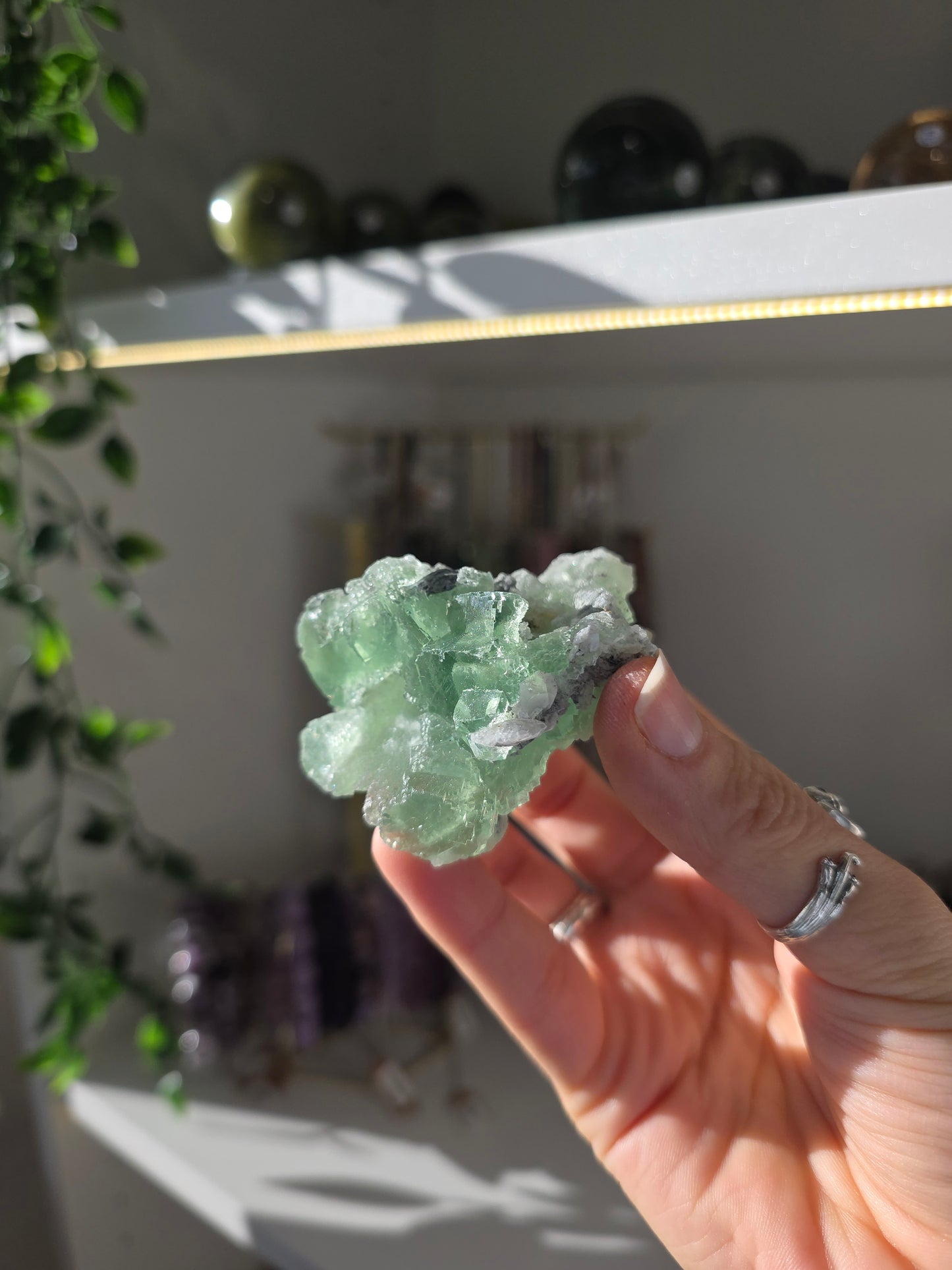 Apple Green Fluorite Specimens from Yunnan Province, China