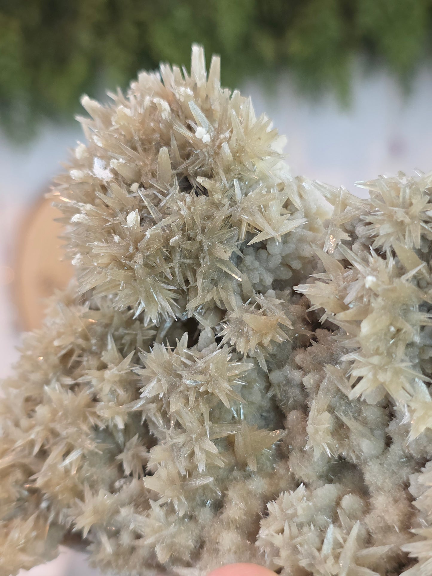 Champagne Calcite Cluster from Yunnan, China