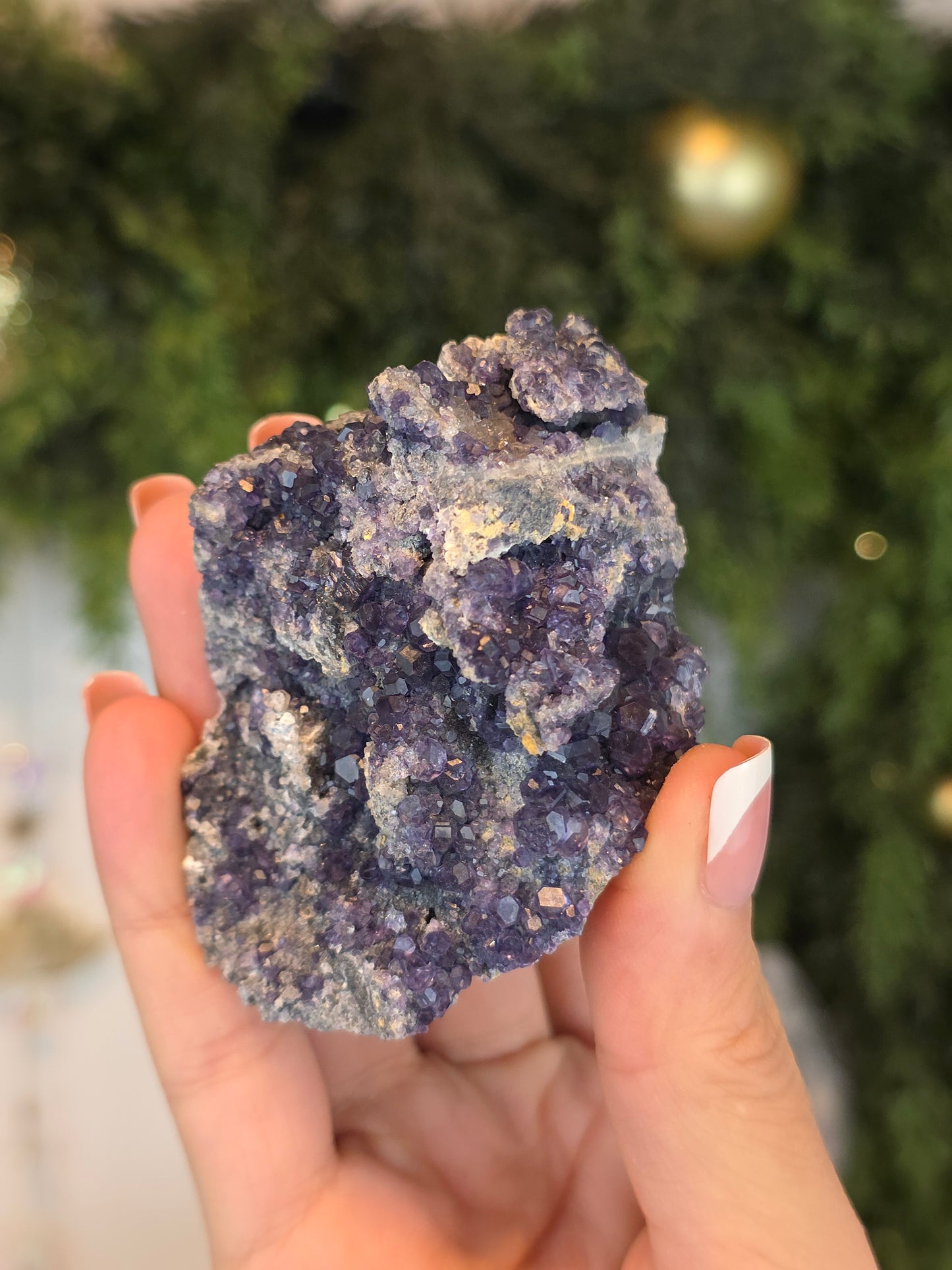 Blue Tanzinite Fluorite from Fuijian, China - MAS6078