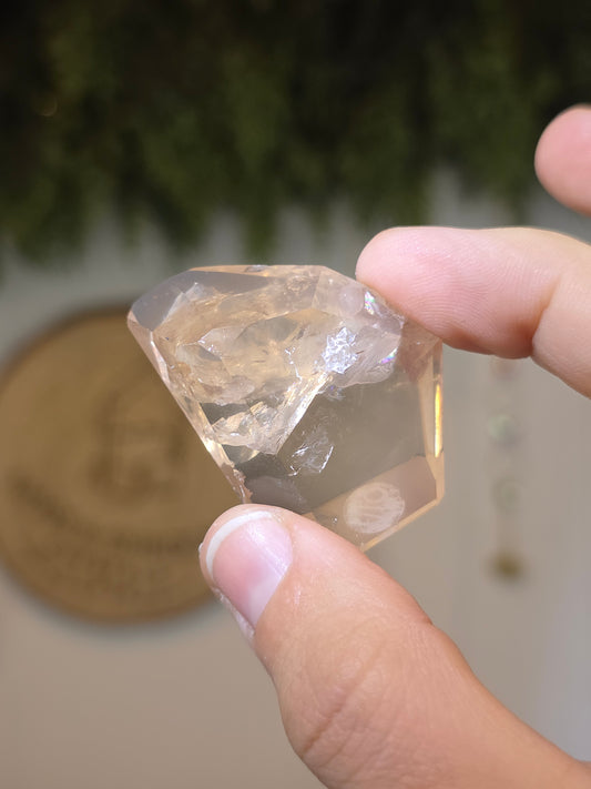 Rose Quartz with Golden Healer Freeform A