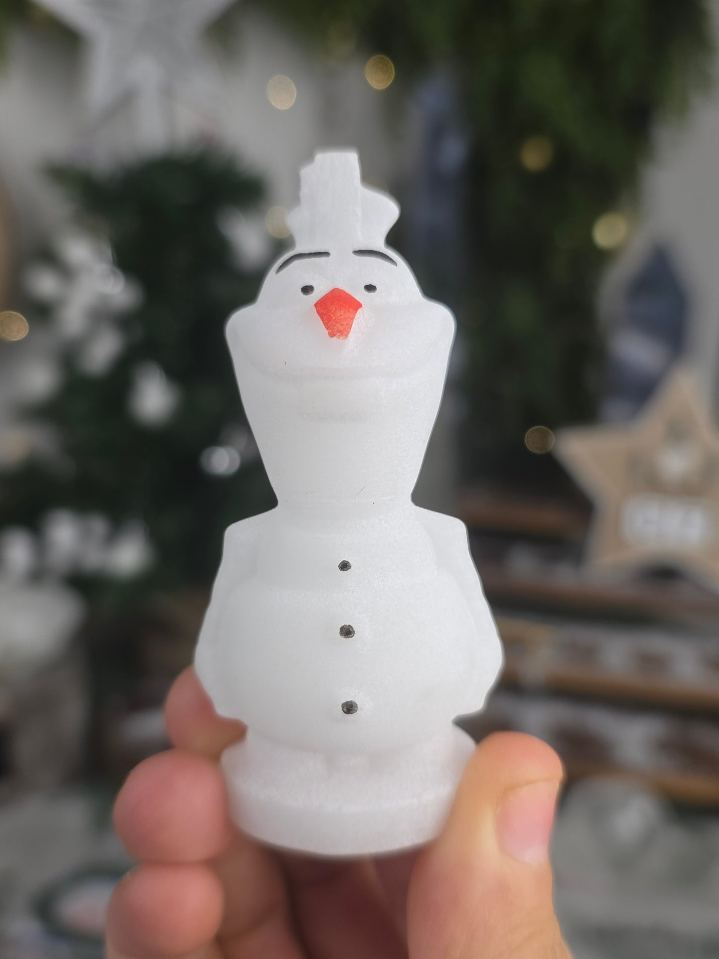 Whitw Jade Olaf Snowman- MAS6036