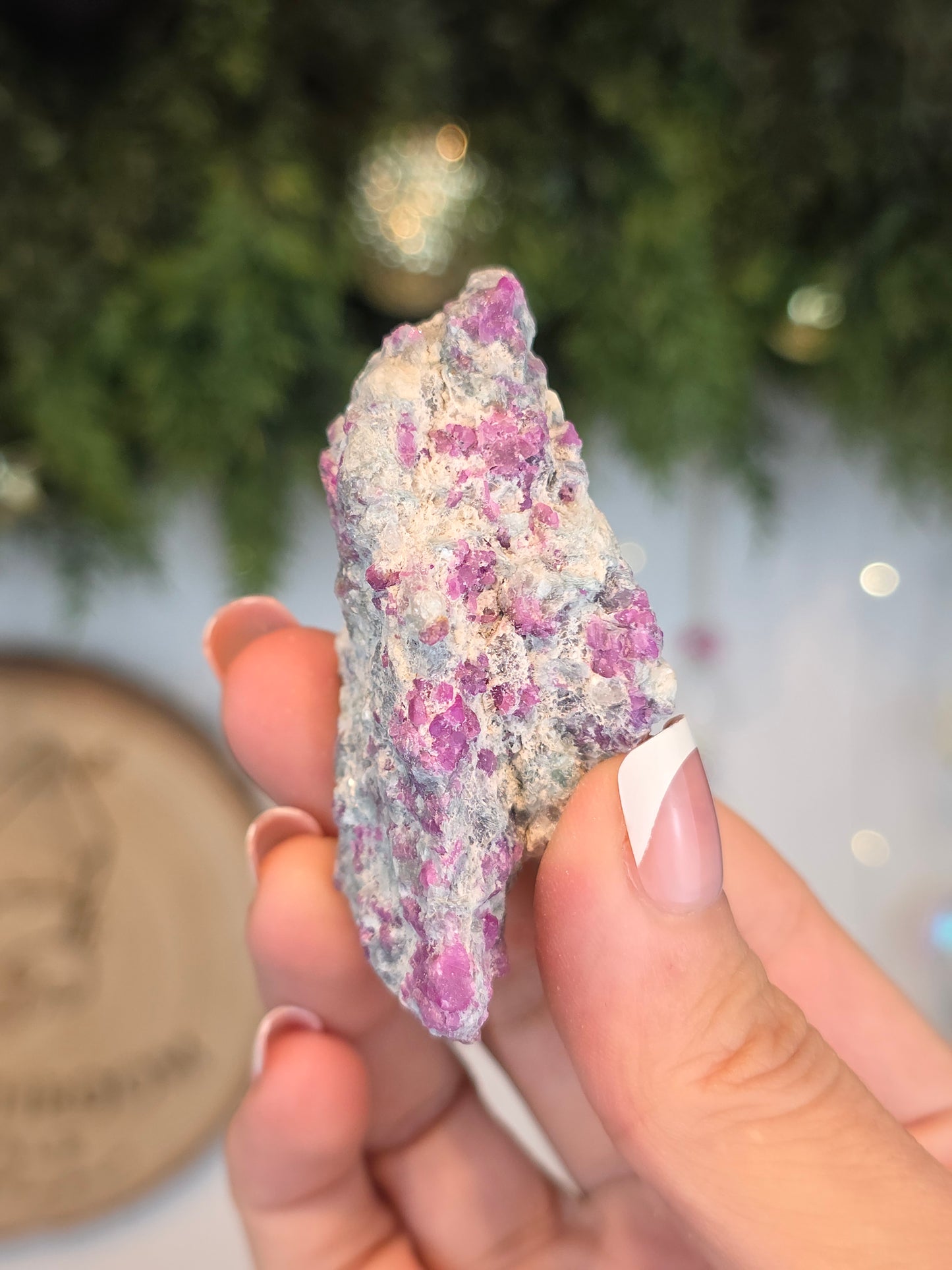 Raw Genuine Ruby with Blue Mica Xiang Jing, China - MAS6106