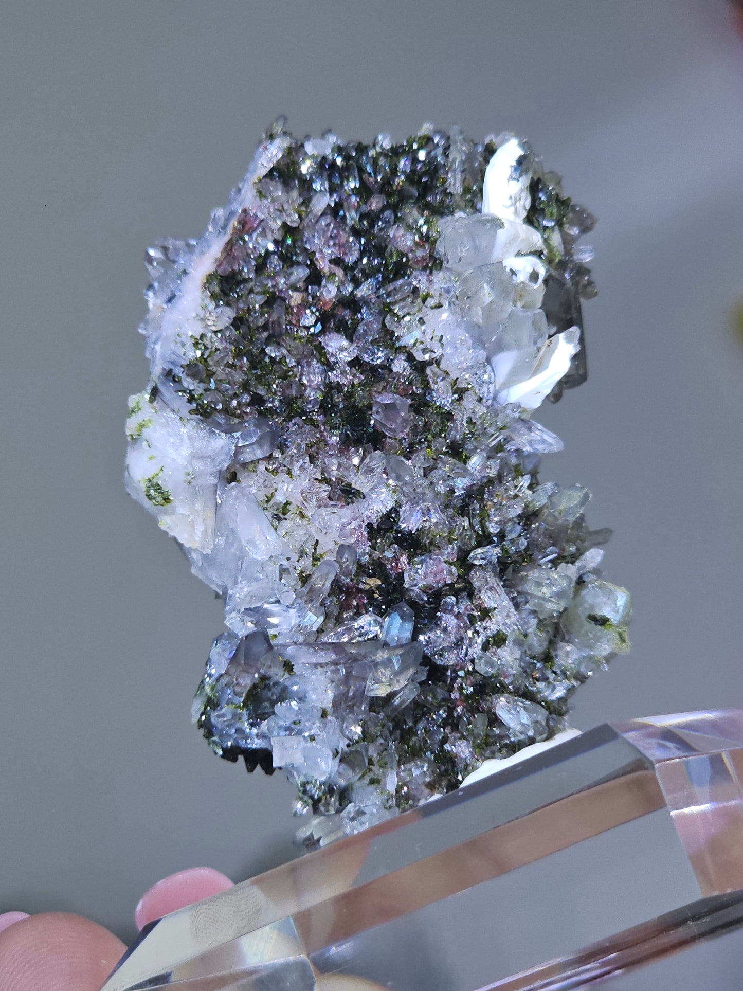 Epidote with Quartz from Sichuan, China - MAS2658