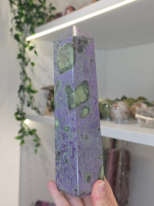 Atlantisite Tower (Serpentine and Stitchtite) C