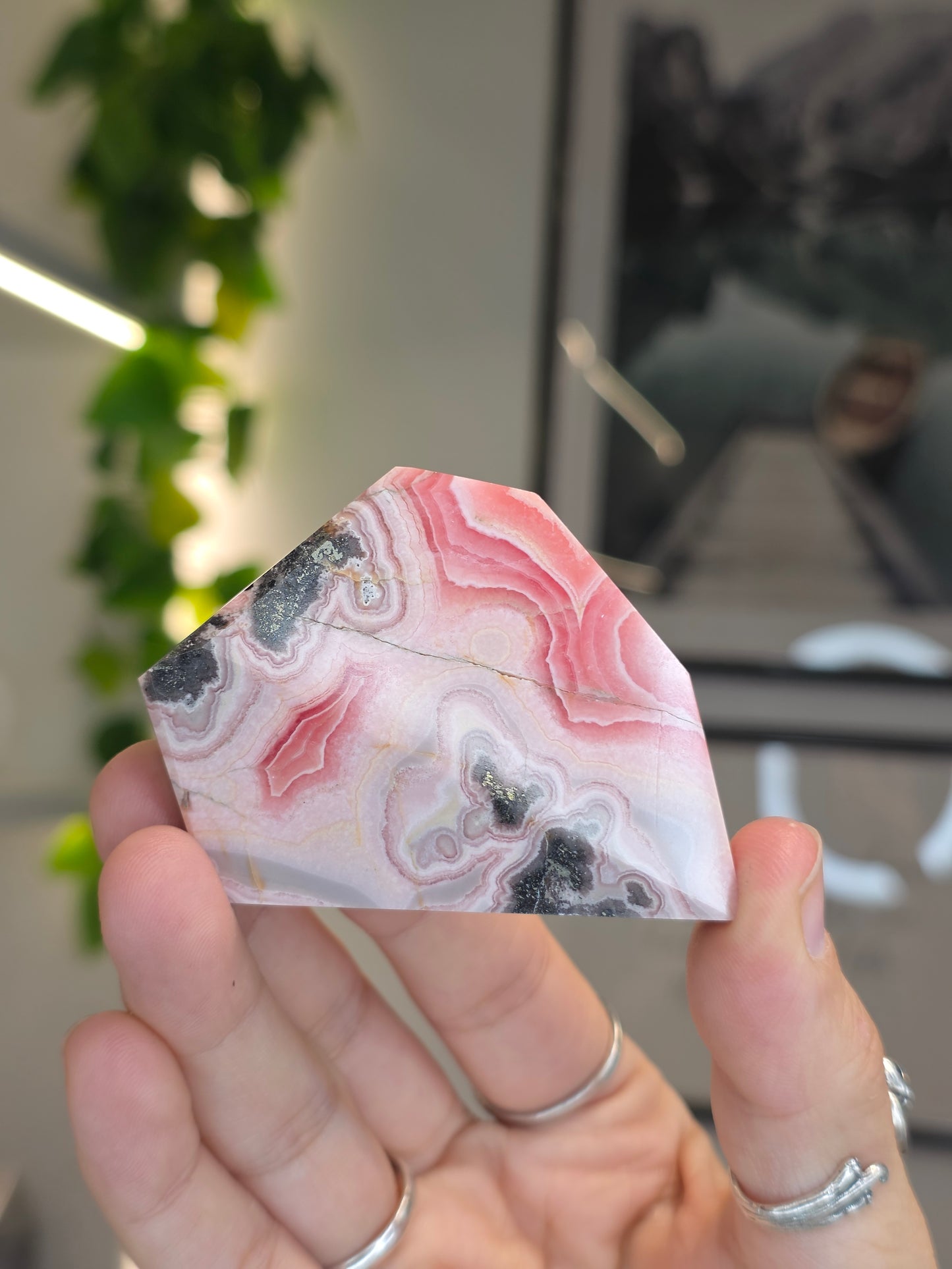 Peruvian Rhodochrosite Freeform - E