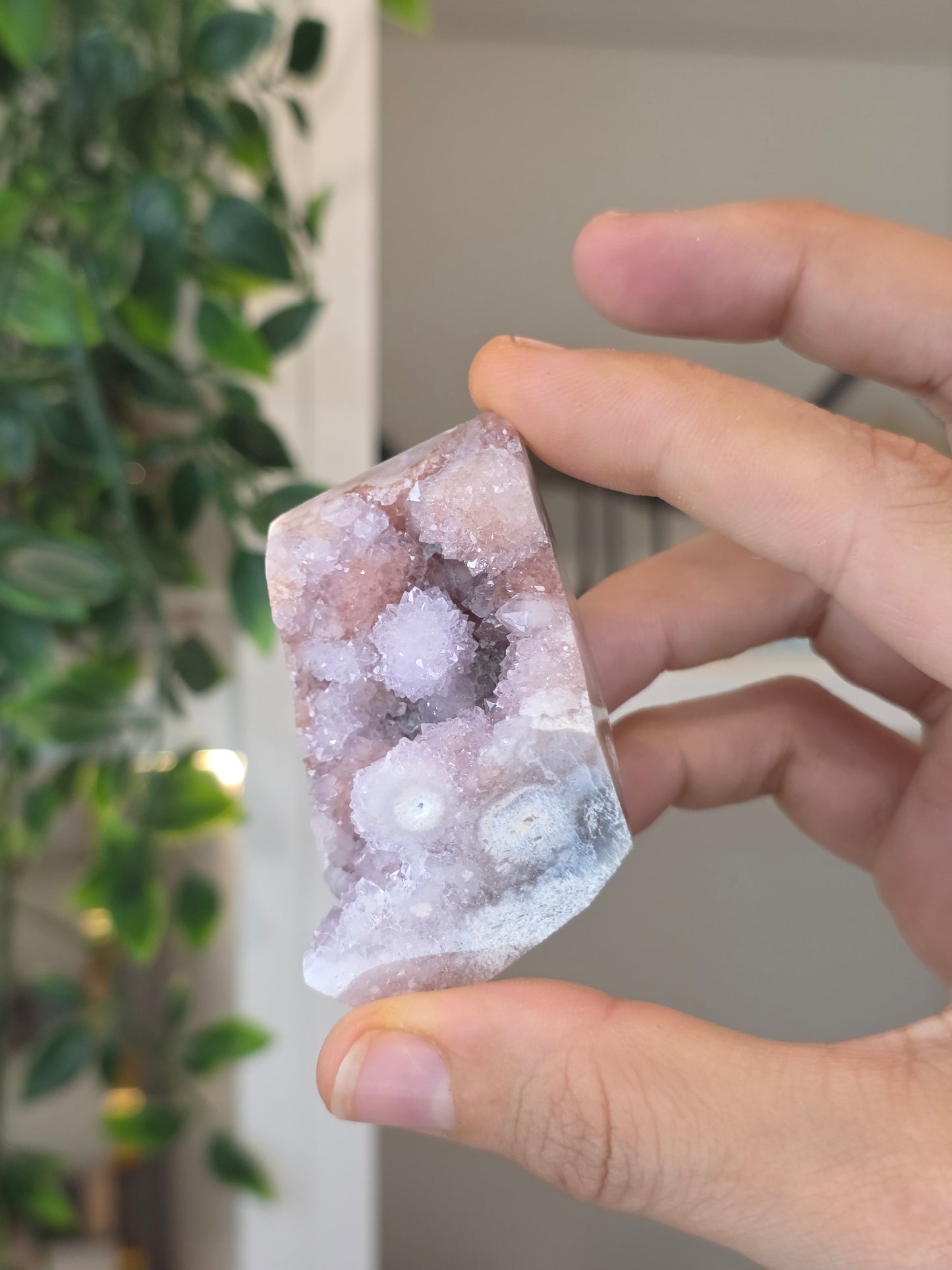 High Grade Madagascan Pink Amethyst Freeform - B