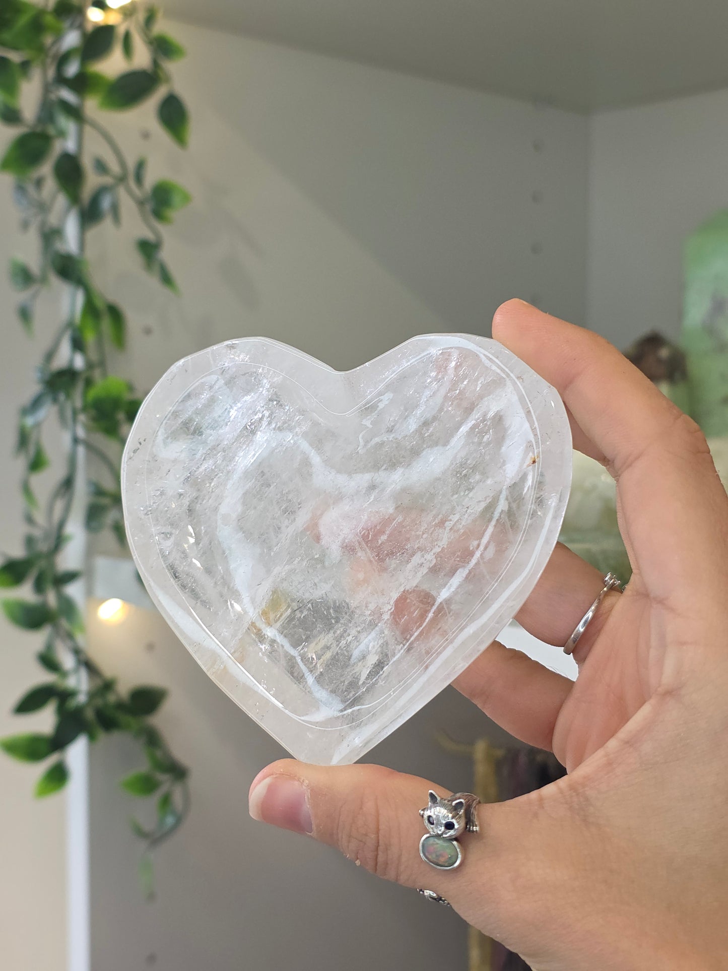 Himalayan Quartz Heart Bowl C