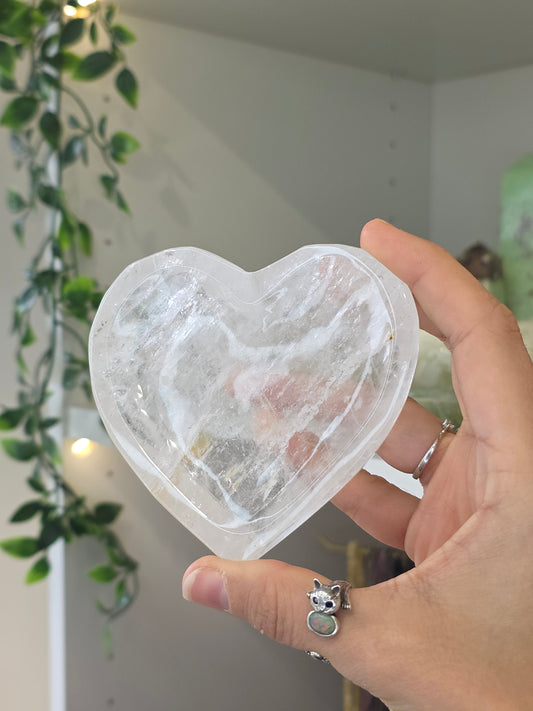 Himalayan Quartz Heart Bowl C