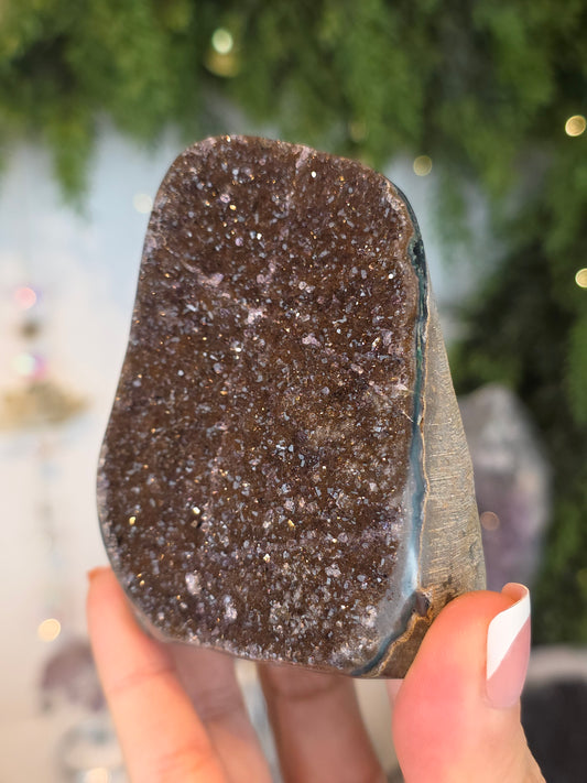 Brown Sugar Amethyst Cut Base from Brazil - MAS6063