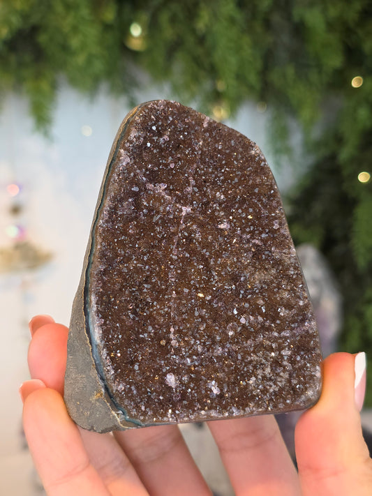 Brown Sugar Amethyst Cut Base from Brazil - MAS6063