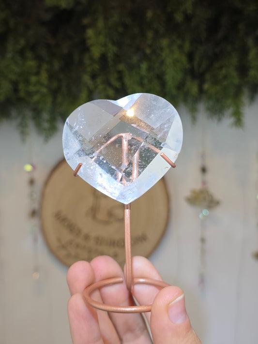 Brazilian Lemurian Quartz Heart A