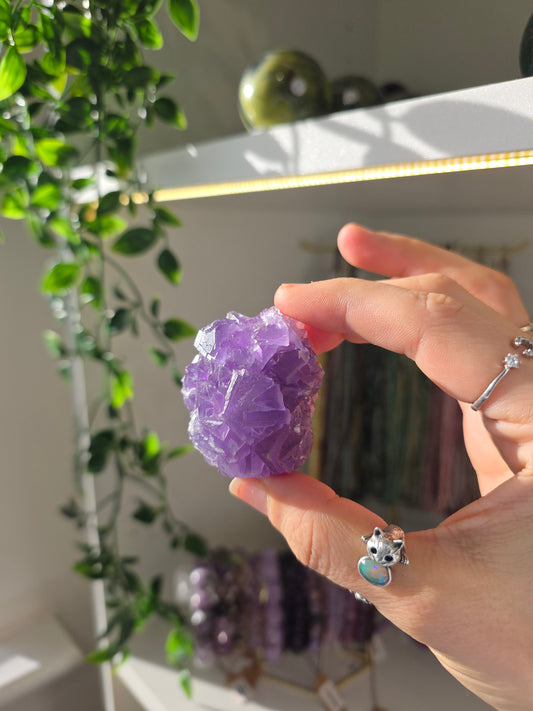 Purple Fluorite from Weishan, Yunnan Province, China G
