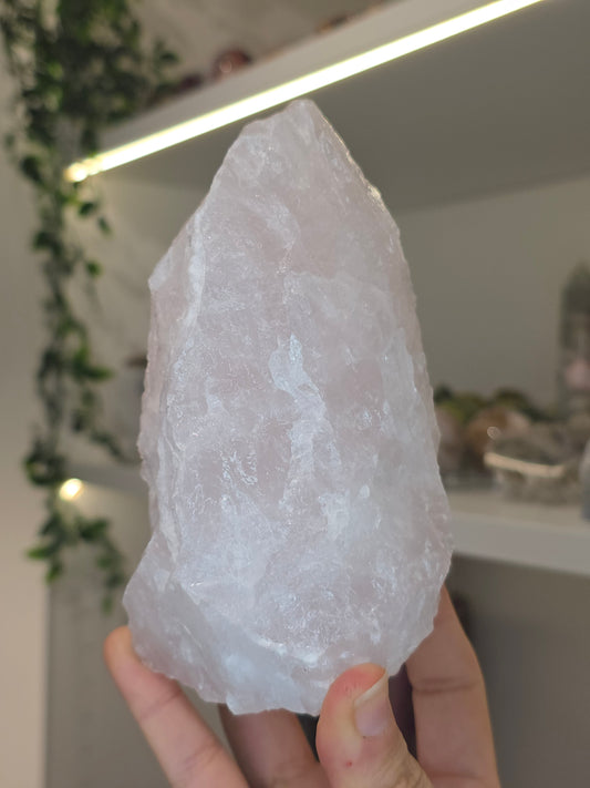 Raw Rose Quartz Chunk