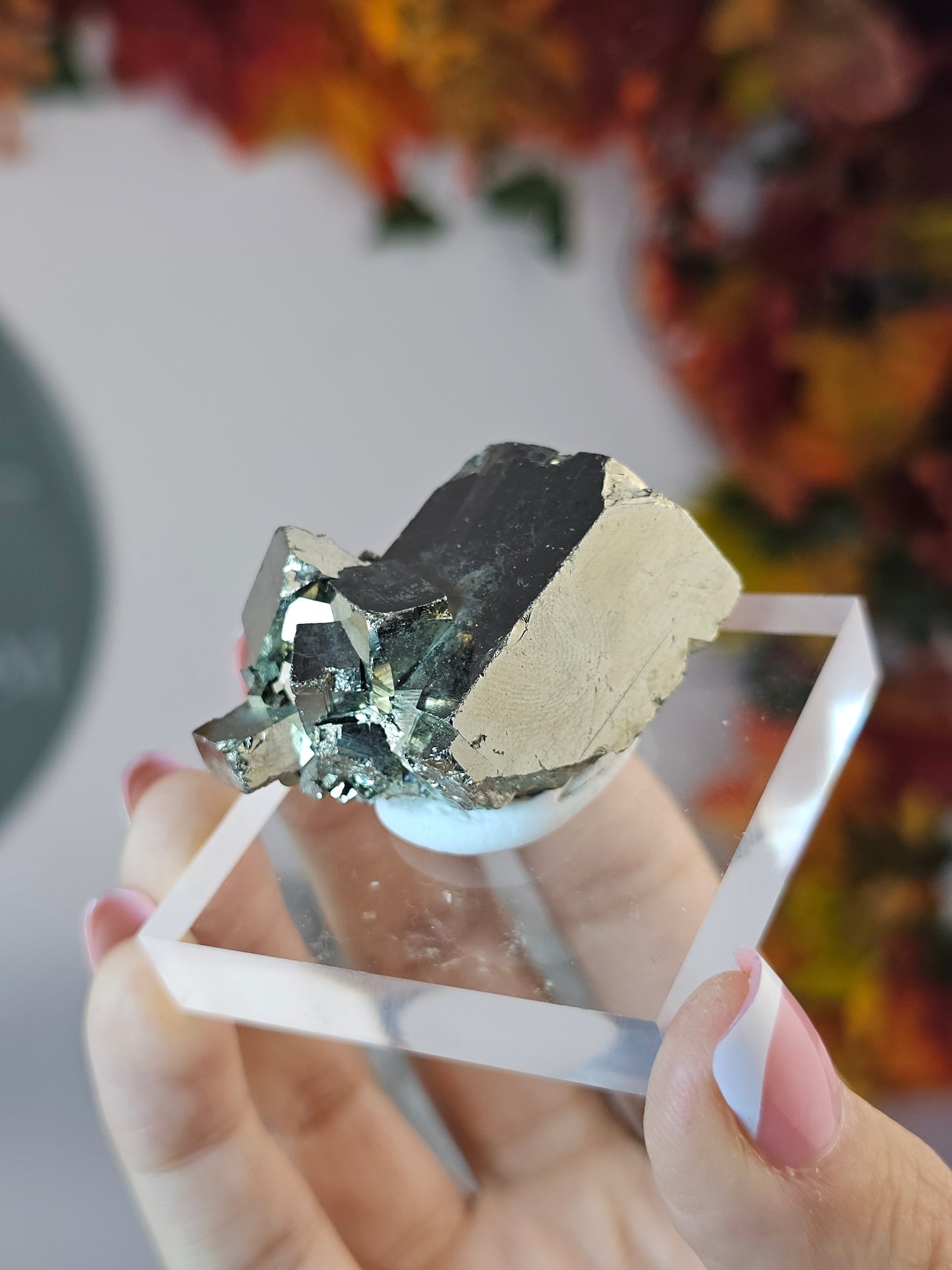 Cubic Pyrite B from the Shang Bao Mine, China - MAS1465