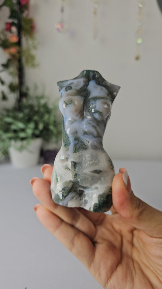 Moss Agate Lady Body H - MAS0630