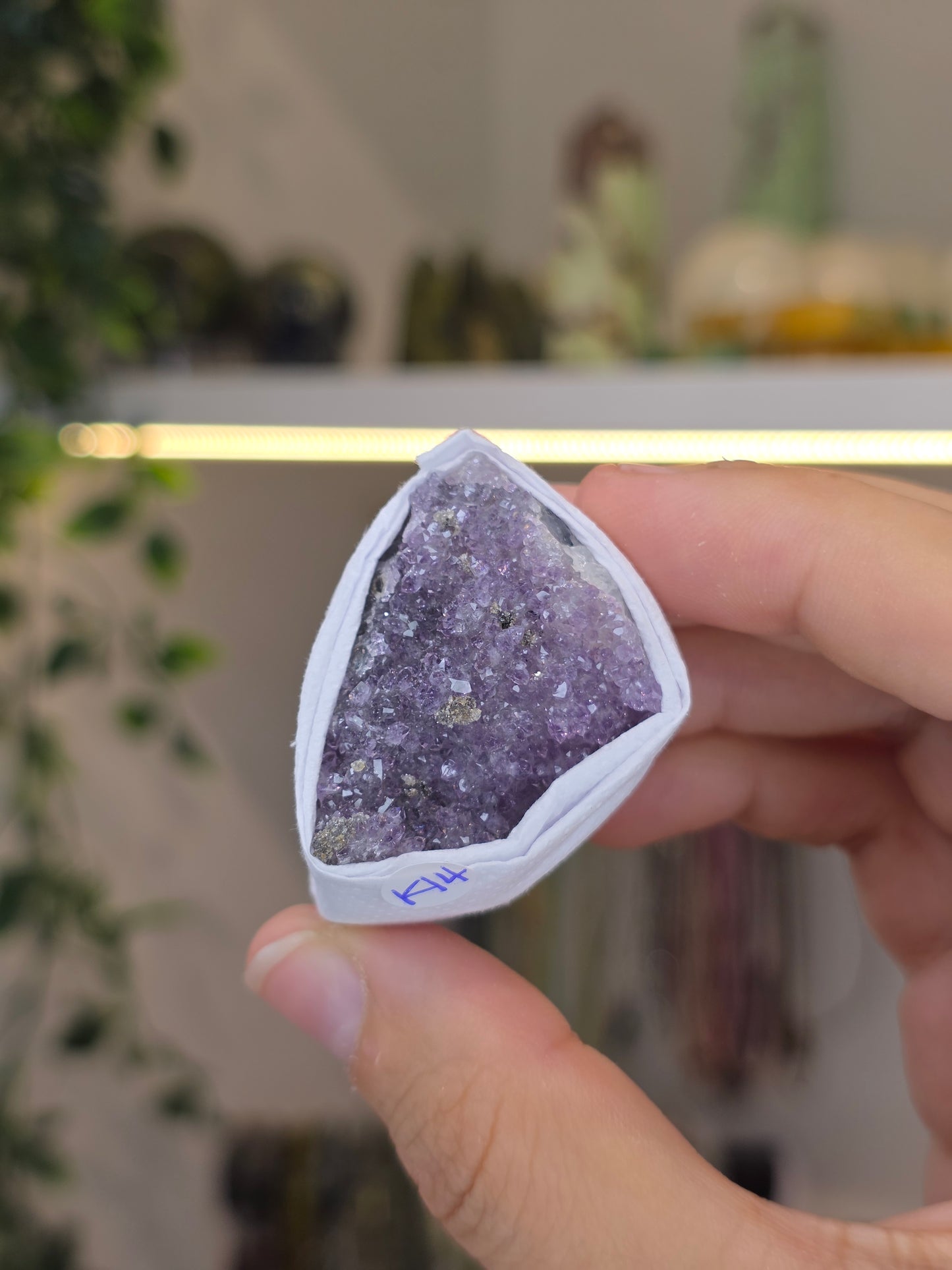Brazilian Rainbow Sugar Amethyst Raw Clusters