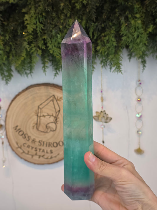 Watermelon Fluorite Statement Tower