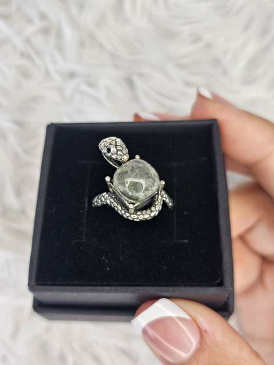 S925 Silver Adjustable Snake Ring - MAS0924