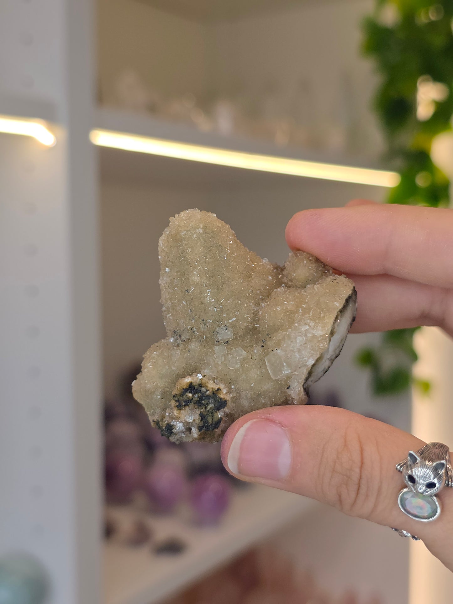 Sugary Dogtooth Calcite with Heulandite and Stilbite from Madhya Pradesh, India - A