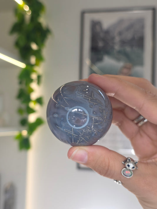 Swazi Agate Sphere from Mozambique - C44