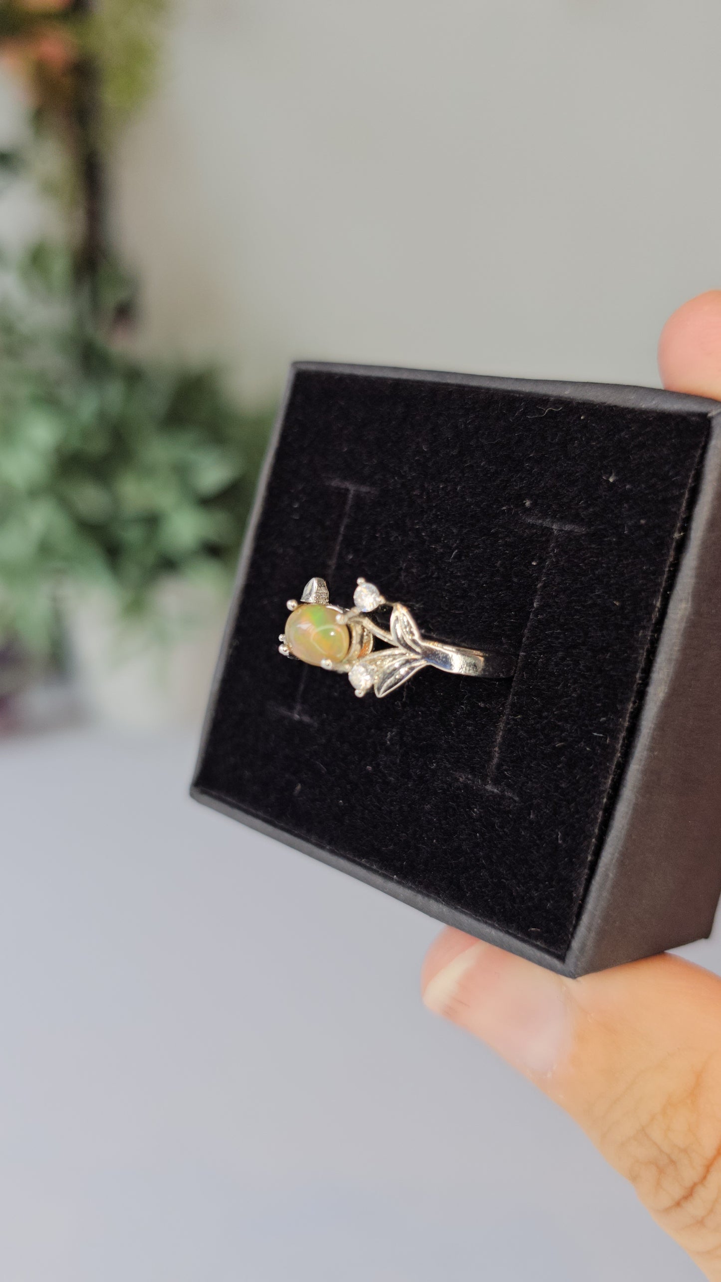 S925 Silver Opal Ring - MAS0609