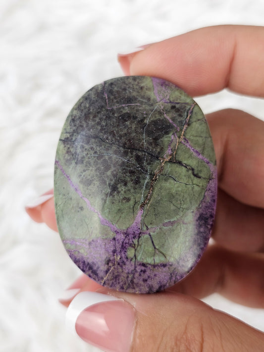 Atlantisite Palm Stone - MAS0740