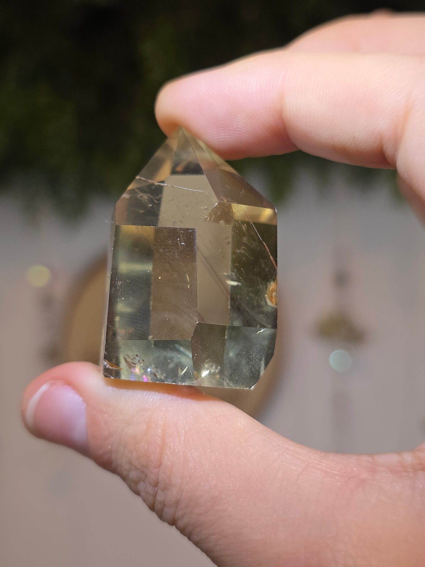 Brazilian Citrine Tower B with Phantom