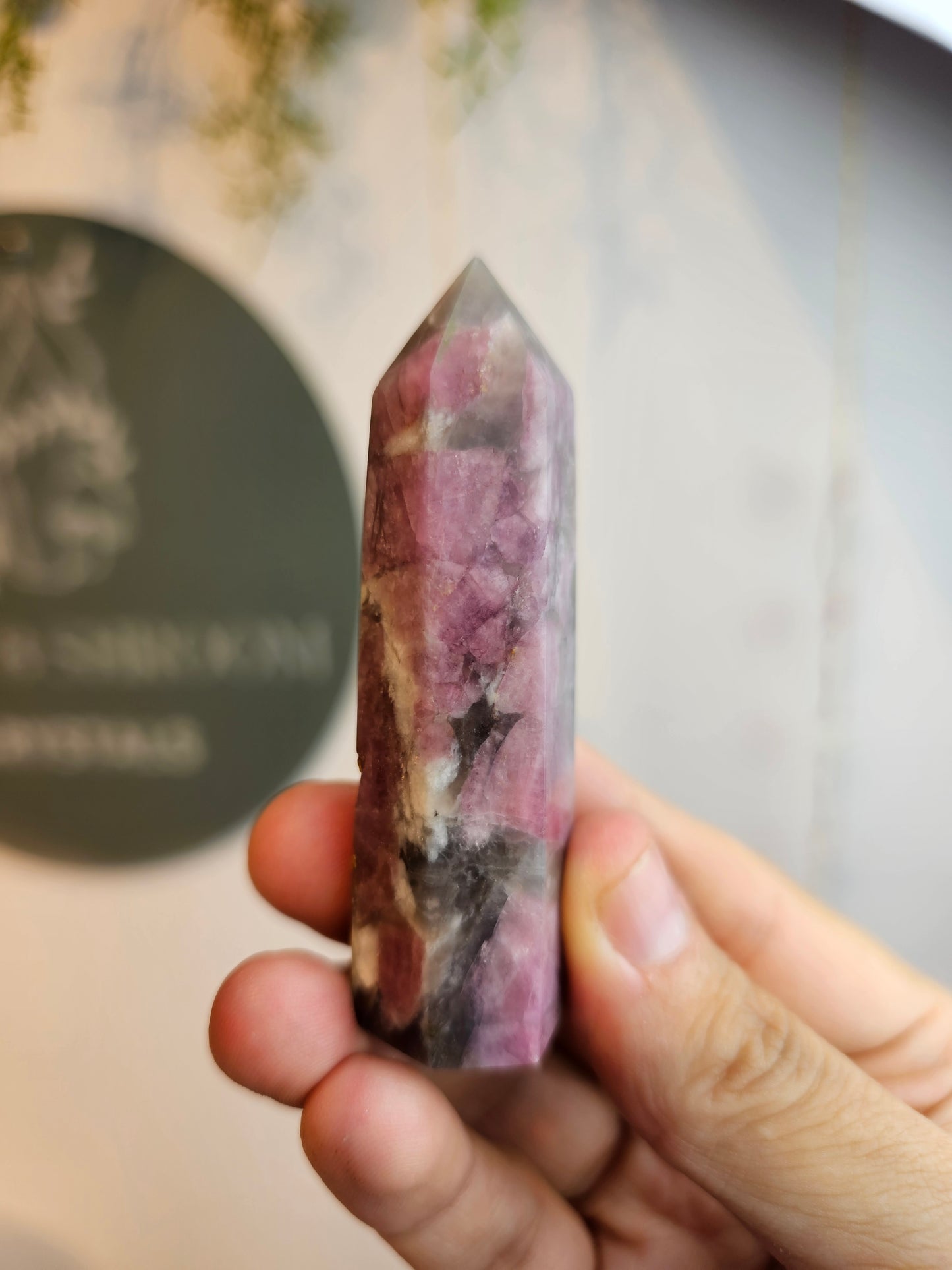 Plum Tourmaline Tower - MAS0906