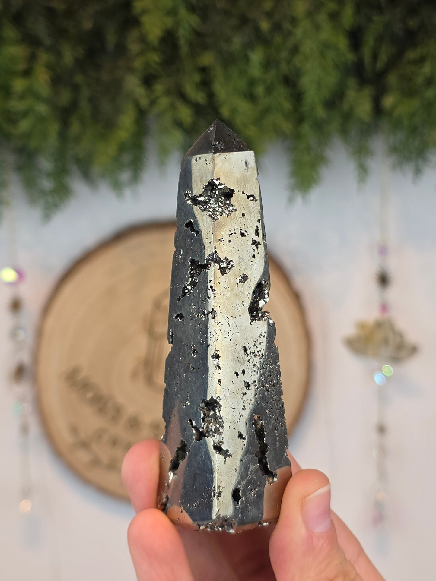 Peruvian Pyrite Obelisk A