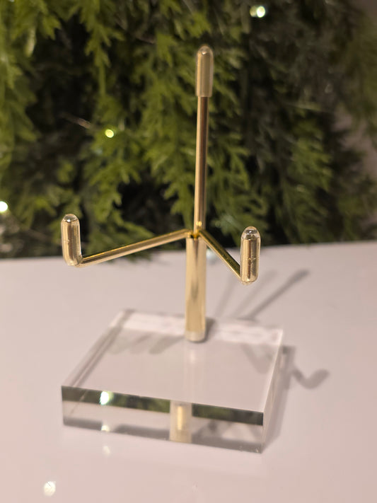 Gold Crystal Stand (3 Sizes Available) - MAS6041