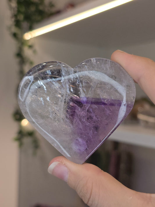 Phantom Amethyst Hearts from Brazil