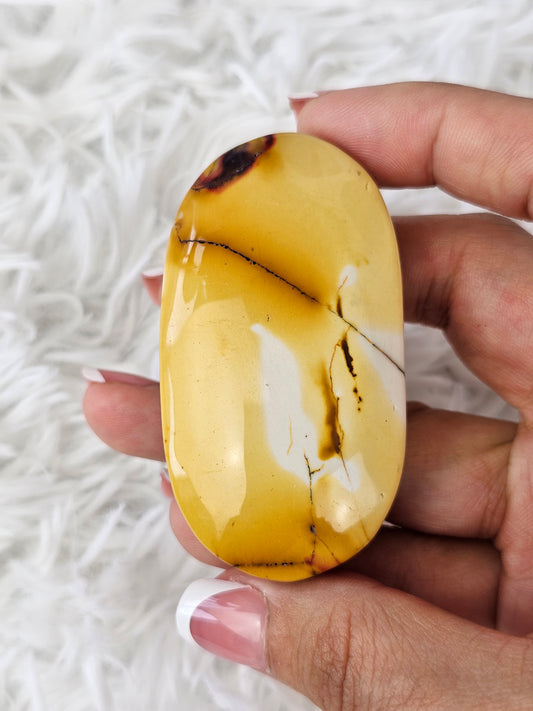 Mookaite Palm Stone - MAS0742