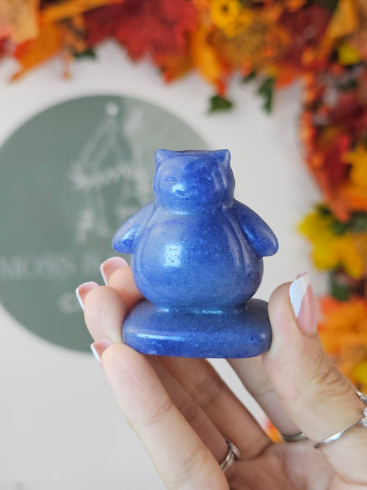 Blue Aventurine Snorlax Pokémon - MAS1340