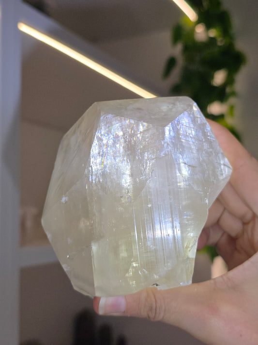 Honey Optical Calcite Freeform Chunk E from Pakistan