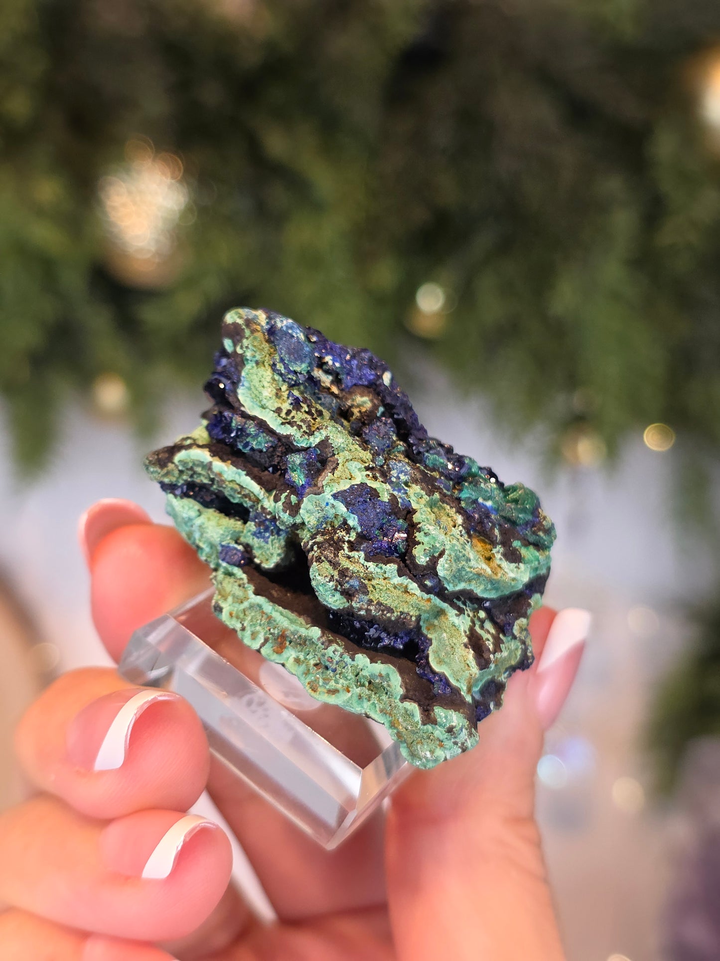 Azurite with Malachite from An Hui, China - MAS6068