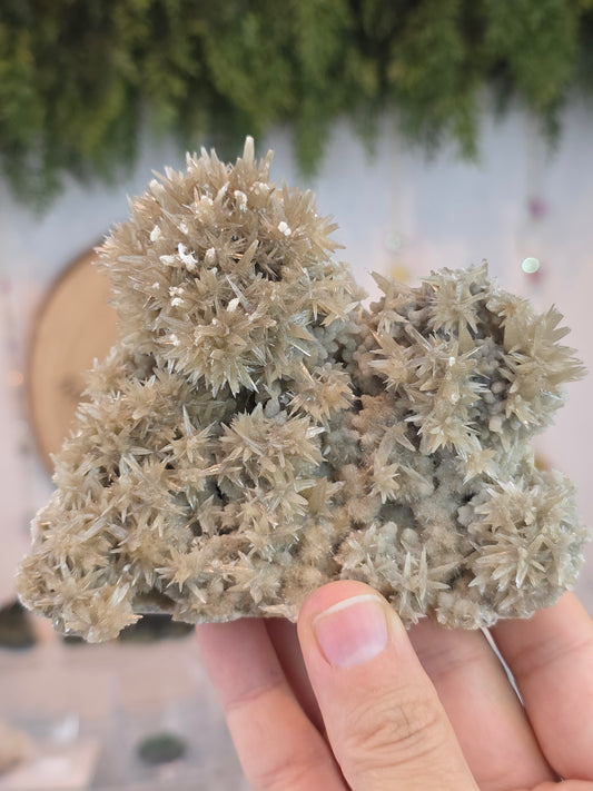 Champagne Calcite Cluster from Yunnan, China