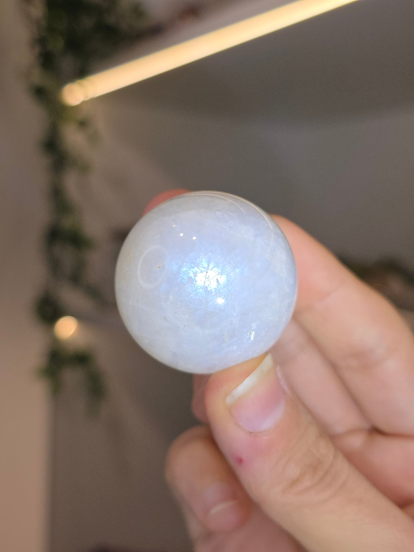 White Moonstone Spheres