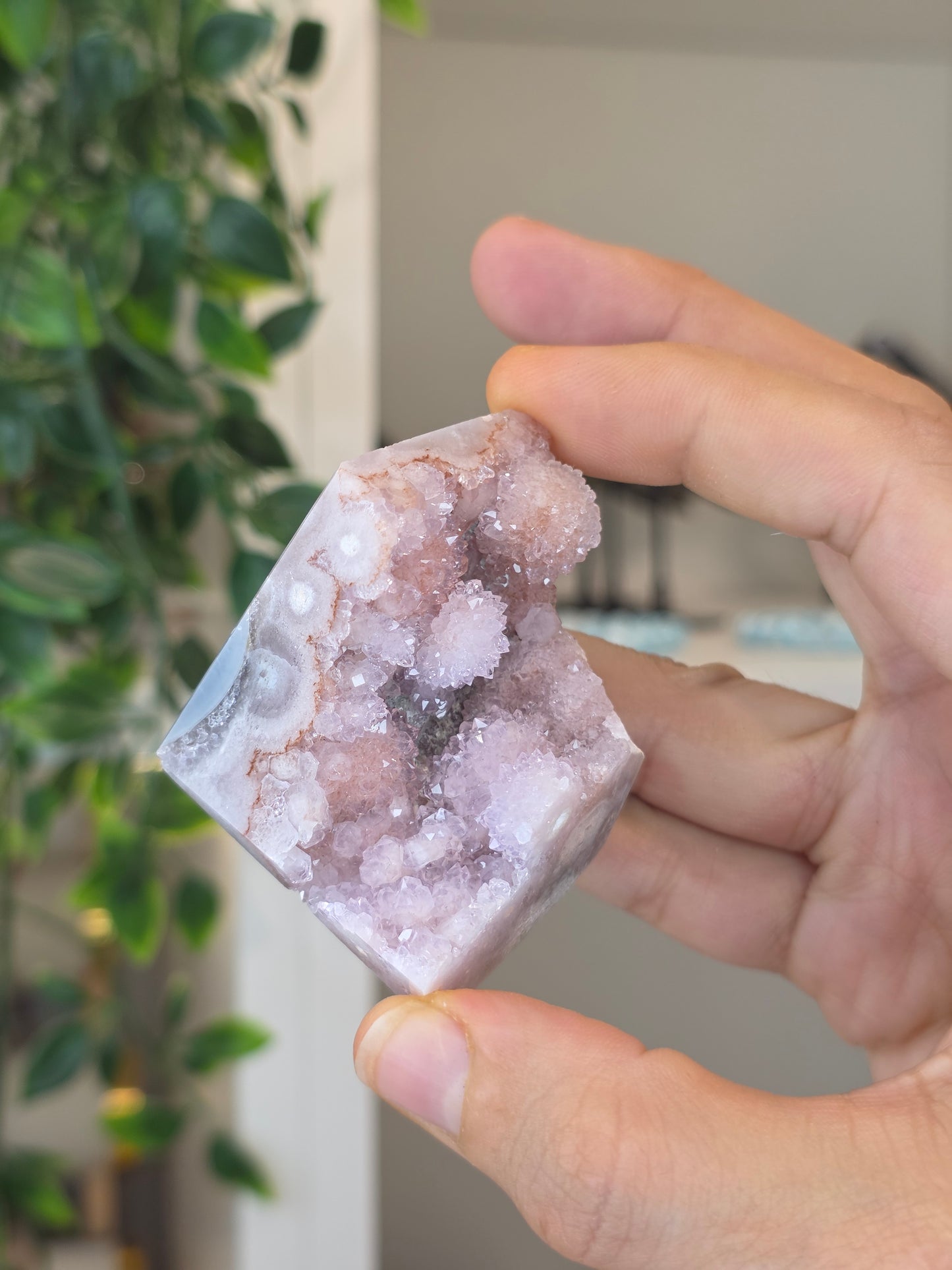 High Grade Madagascan Pink Amethyst Freeform - B