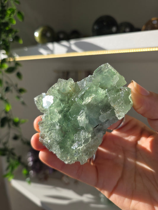 Apple Green Fluorite Specimens from Yunnan Province, China