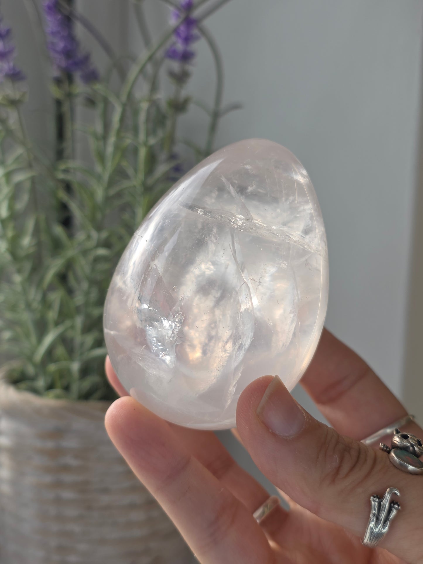 Girasol Quartz Egg - A