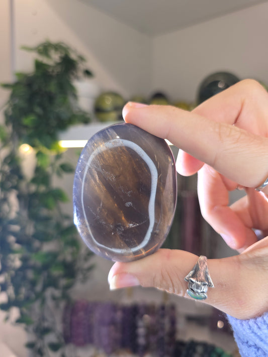 Black Rose Quartz Palms