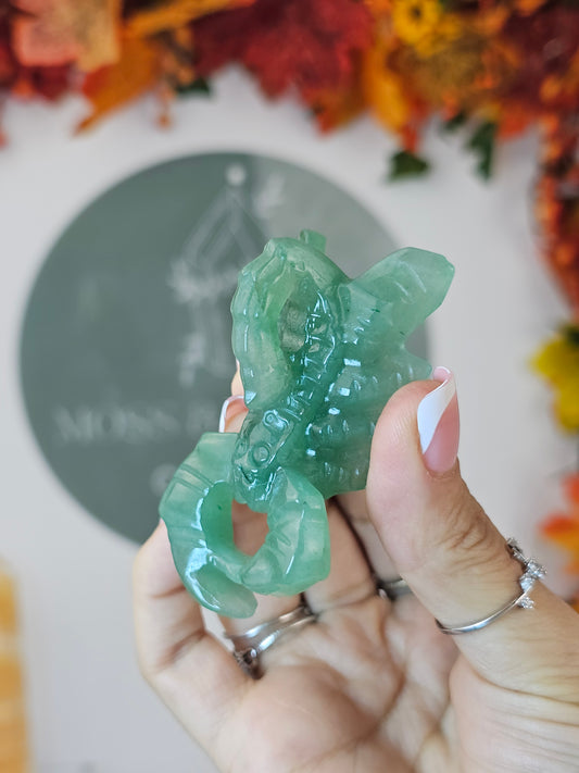 Green Aventurine Scorpion - MAS1280