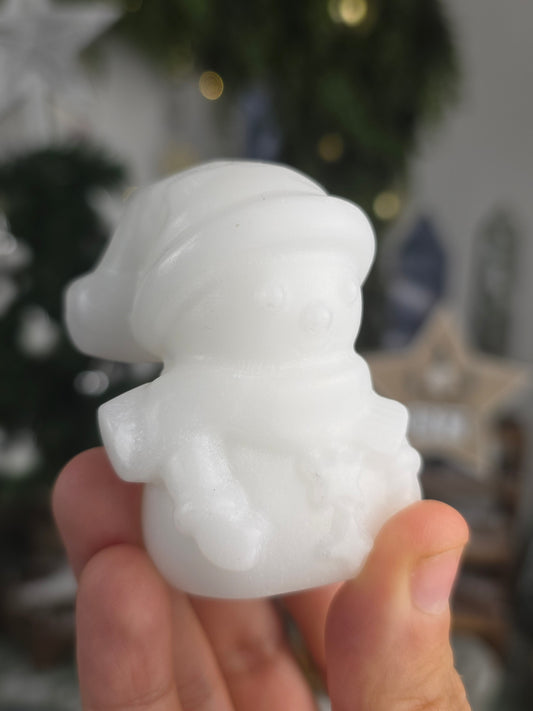 White Jade Snowman - MAS6029