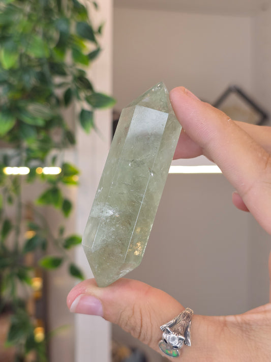 Prasiolite Double Terminated Point DT